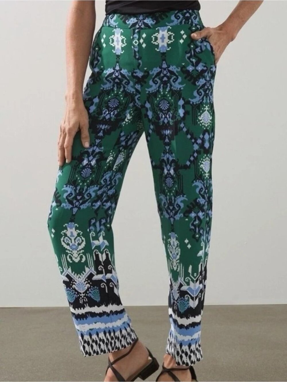 Chico’s Ikat Print Pants